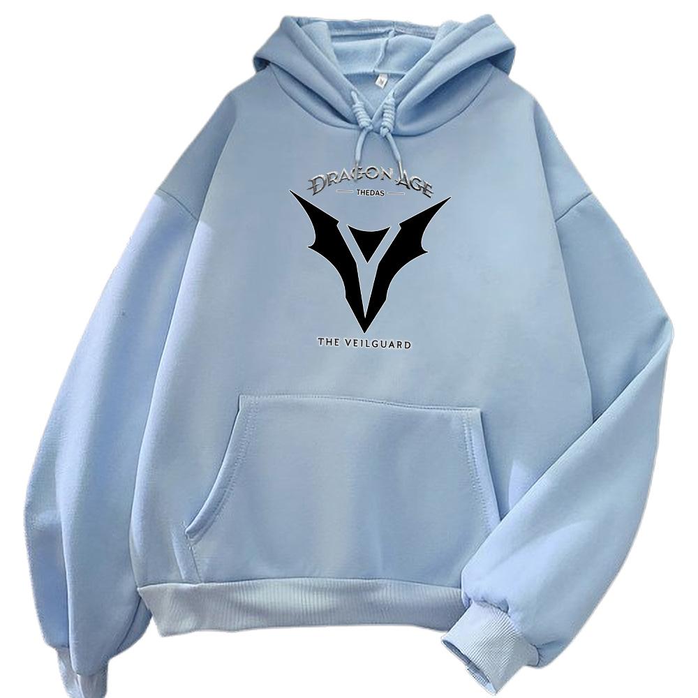 

Dragon Age The Veilguard Hoodies Game Printing Sweatshirts Pullover Men Women Теплая толстовка с капюшоном Зимняя флисовая одежда XXXL