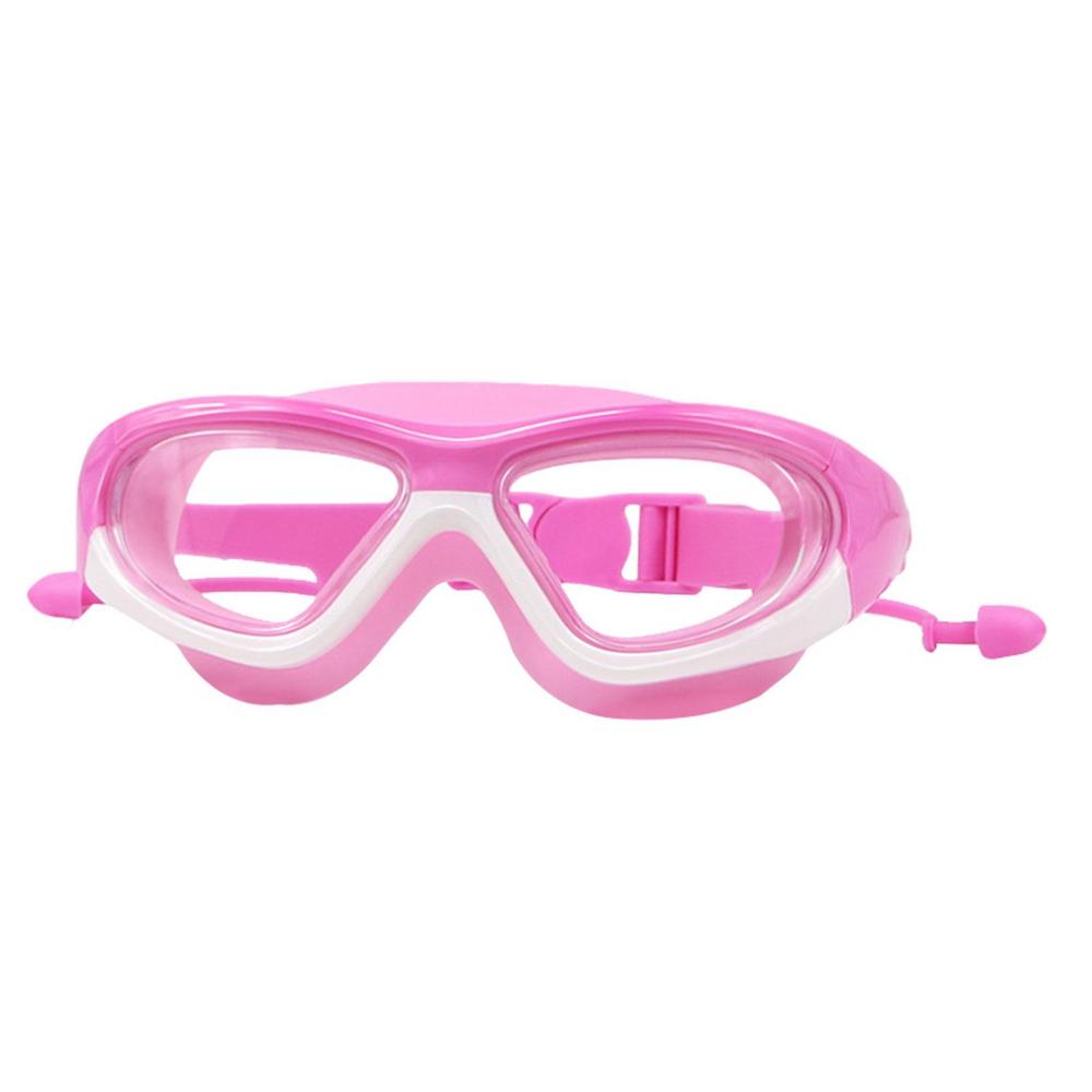 Toddler Swim Goggles Waterproof Anti-UV Kids Goggles No Leakage Design Silicone Comfortable Wide View Swim Glasses For Children