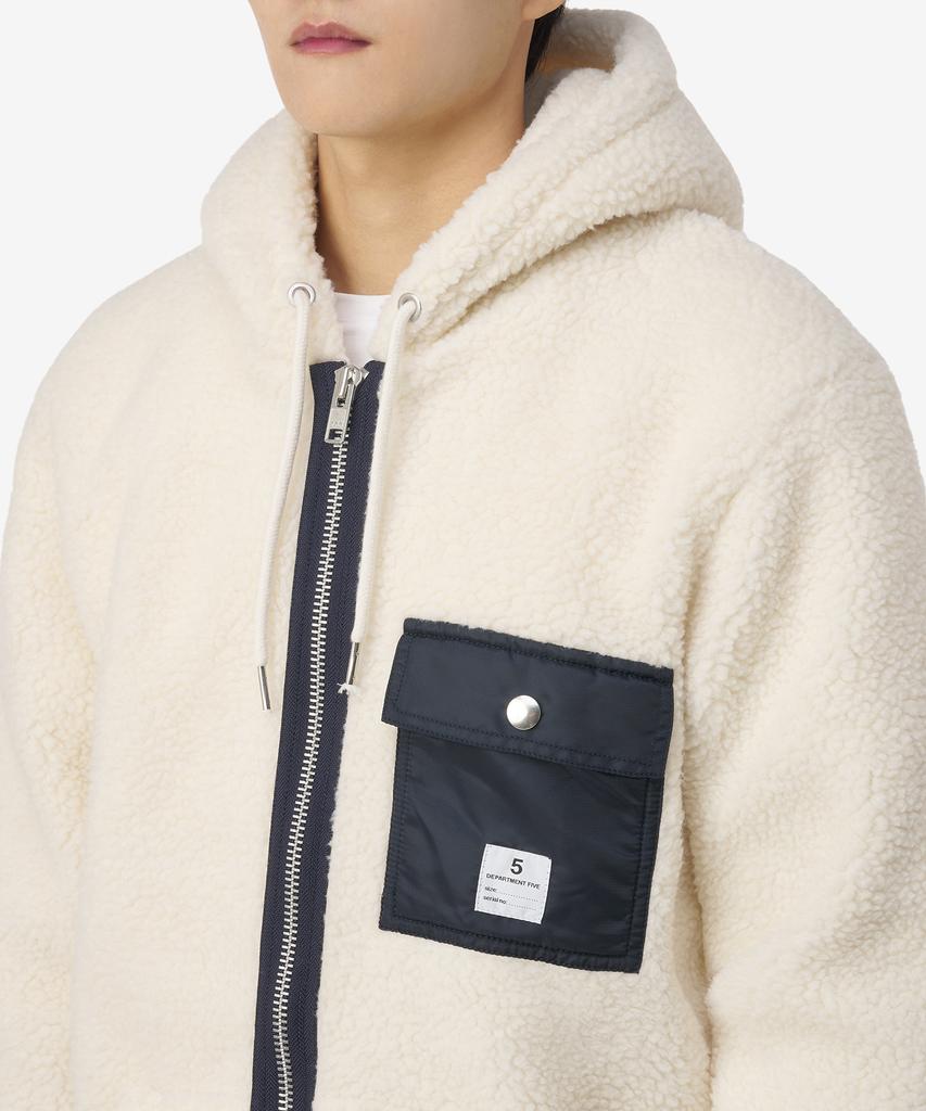 Department Five Asher Zipper Jacket - Cream / Uc5132Tf0219012