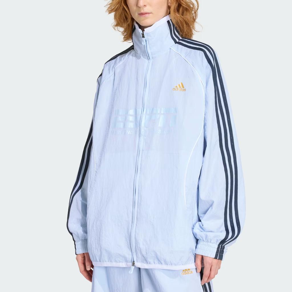 Adidas Teamgeist 2.0 Tracktop Three Stripes Zip High Neck Warm Long Sleeve Jacket Women jackets KC6395
