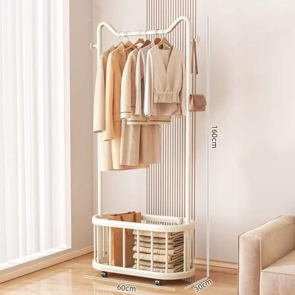 

Легкая Роскошь Напольная Вешалка от Потолка до Пола Съемная Вешалка для Пальто Новая Вешалка для Одежды Для Использования в Помещении White-60cm