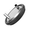 Stainless Steel Milk Bucket Lid And Gasket For Milking Machine Two Open Lid