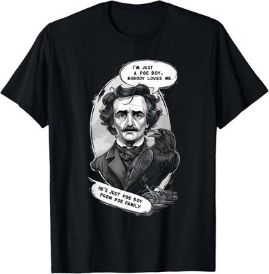 Edgar Allan Poe Fan Classic Literature Literary Figure T-Shirt