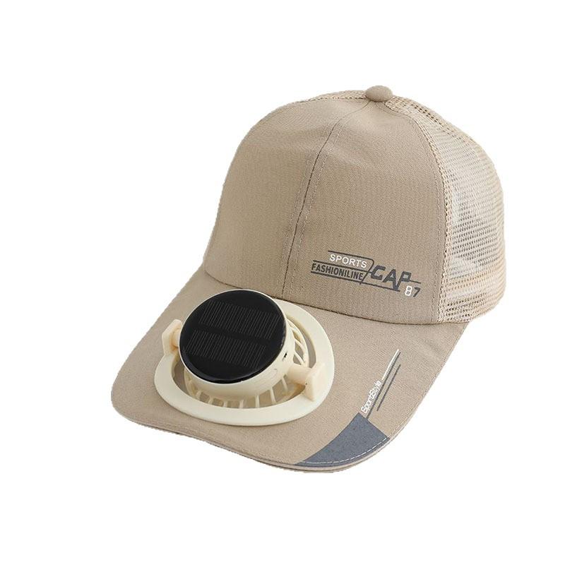Summer Solar Charging Fan Baseball Cap Men and Women Sunshade Sun Protection Outdoor Leisure Cap Fishing Cap
