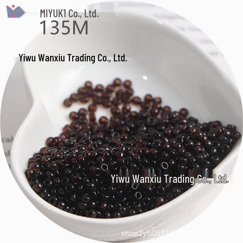 MIYUKI 3mm Transparent Glass Seed Beads for DIY Jewelry Making