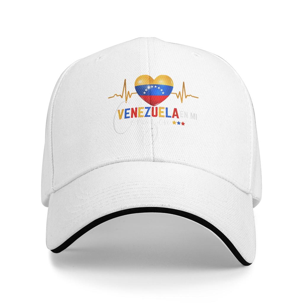 WoUnisex Unisex Venezuela En El Corazon Venezuelan Pride Outdoor Hat Sun Cap New Baseball Cap Snapback Sunshade