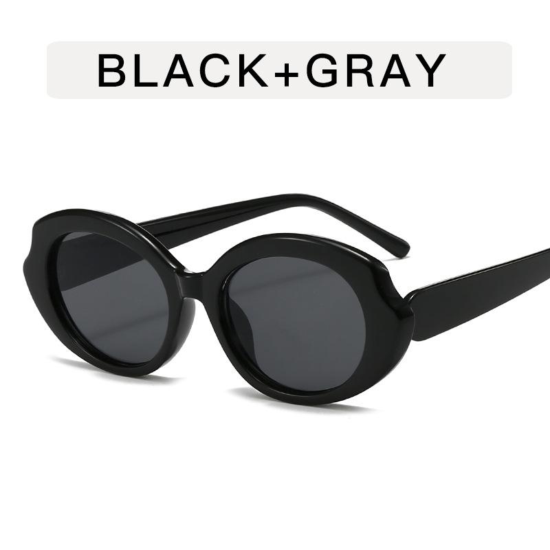 European American Style Party Sunglasses Oval Shape Anti-reflective Sun Glasses for Men Vacation Travelling Female Sunglass