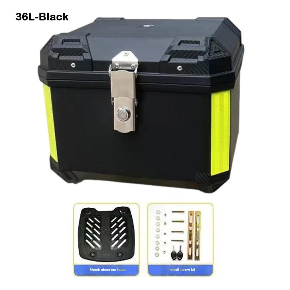 36L Motorcycle Trunk Waterproof Bike Accessories Spacious Motorcycle Accessories  Motorcycle Use