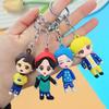 BTS 3D Cartoon Style Keychain, SoftCartoon Figure Charm, Kpop ARMY Fans Collectible Bag Pendant