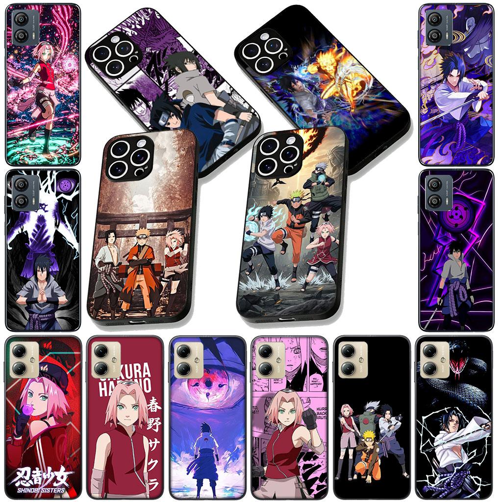 Haruno Sakura Narutos Uchiha Sasuke Phone Cover for Motorola Moto Edge 70 60 Fusion NEO Pro G Stylus G56 G96 G52 G04 G05 20 Case