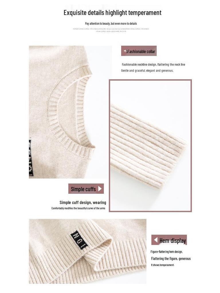 Women's Mid-Length Wool Dress & Coat - Autumn/Winter 2023, Loose Fit, Low Collar.