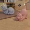 New 3D Kitten Series Silicone Candle Molds Cute Pet Cat Crafts Plaster Resin Soap Making DIY Animal Chocolate Ice Cake Tools