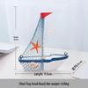 Solid Wood Sailboat Ornaments: Mediterranean Table Decorations & Creative Photography Props