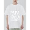 T Shirt Black Papa Because Grandpa Is for Old Guys Print Men Casual Wear