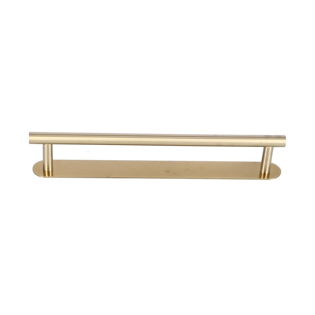 Single Rod Towel Bar 304 Stainless Steel Wall Mount Adhesive Kitchen Dish Cloth Hanger Brushed