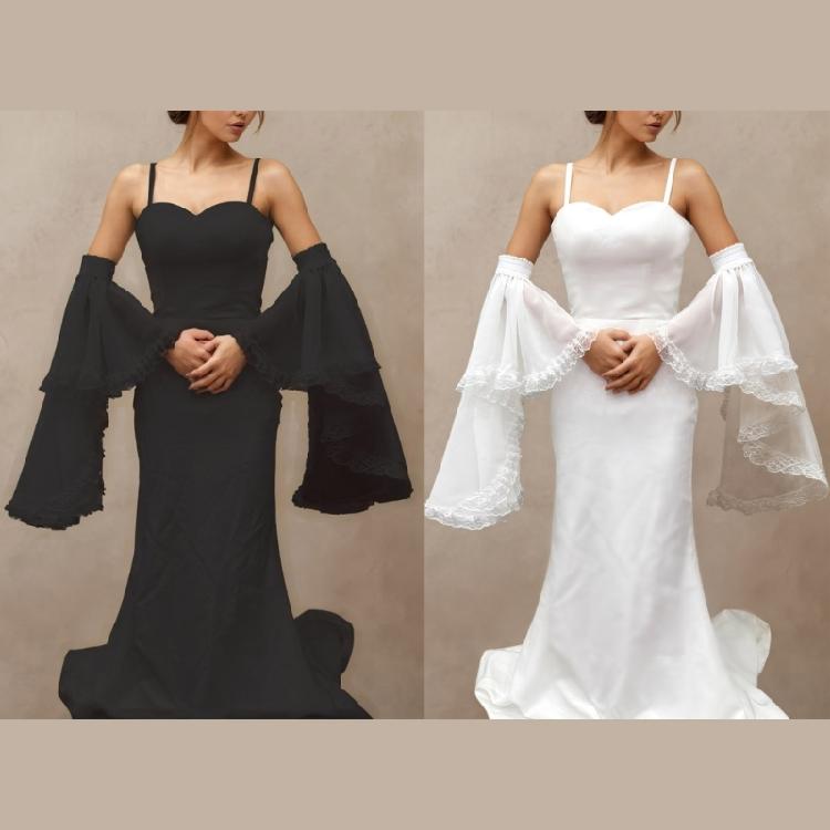 Elastische Bündchen Ärmelschoner Sonnenschutz Dekorative Armabdeckungen Mode Armbekleidung für Damen Formeller Anlass und Abendkleid