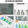 Tuya WiFi Smart Reclosing Protector Switch Current Voltage Monitor Protection Value Settable LCD Display Power Meter-63A-