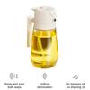 470ML Glass Oil Dispenser for Kitchen 2-in-1 Olive Oil Sprayer Bottle Leak-proof Oil Sprayer for Cooking BBQ Salad Baking
