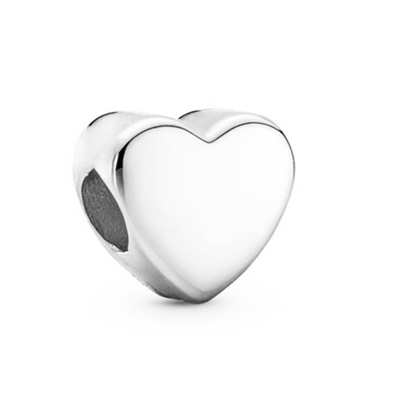 Europeans DIY Angel Mom Heart Sparkling Paw Print Cherry Blossom Charm Beads Fit Original Silver Bracelet Jewelry