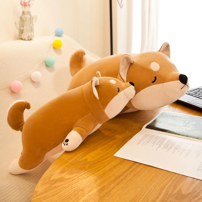 Shiba Inu Plüschkissen: Gemütliches Corgi & Hund Puppen Rückenlehnen Ornament für das Wohnzimmer