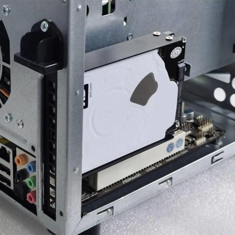 PC Internal Hard Drive Holder 2.5" 3.5" SSD HDD Holder Solid SSD &Mechanical Disk Support with Enhances Cooling Design