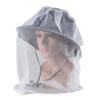 Mosquito Head Net Fine Mesh Insect Netting Head Net Hat Anti-Mosquitos Fishing Mesh Cap Camping Durable Protective Cover