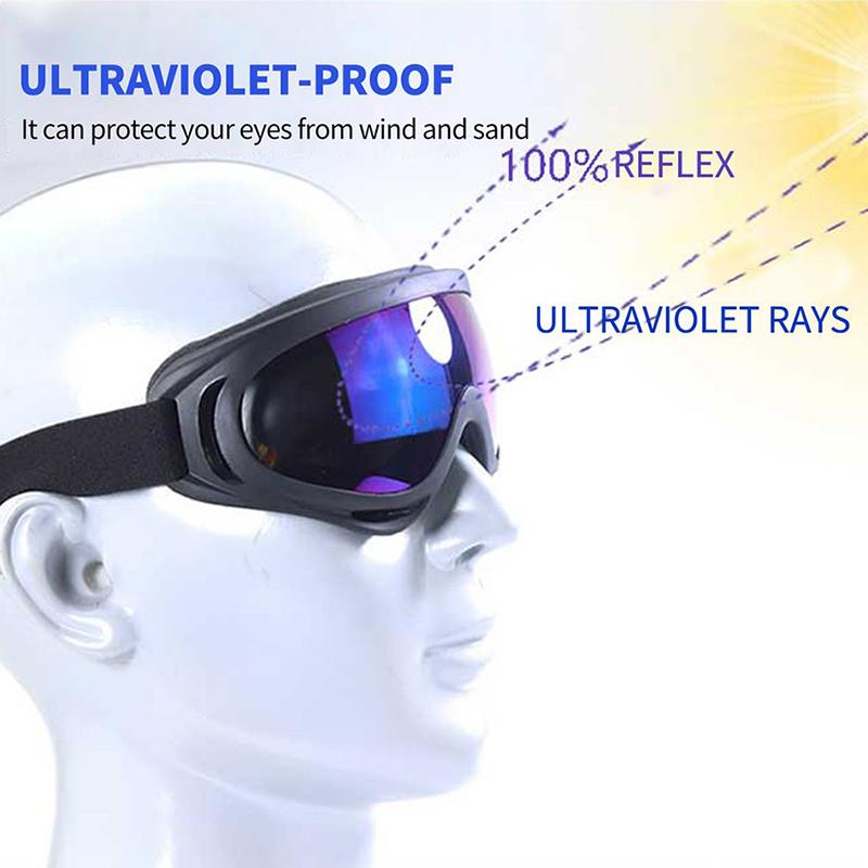 Winter Ski Goggles Windproof Anti-Fog UV400 SnowSports Skiing Snowboard Glasses Outdoor Cycling Moto Bicycle Sunglasses Eyewear