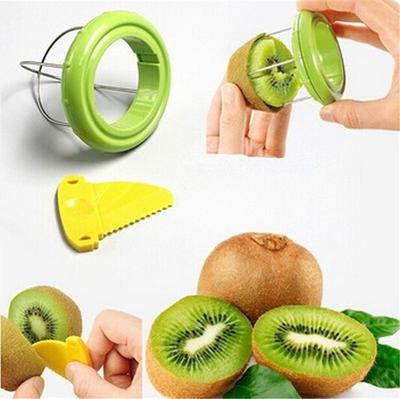 Obrane warzywa i owoce Krajalnica do kiwi Twister Krajalnica Obieraczka kuchenna Dzielnik Kuchenne narzędzia do owoców Owoce C