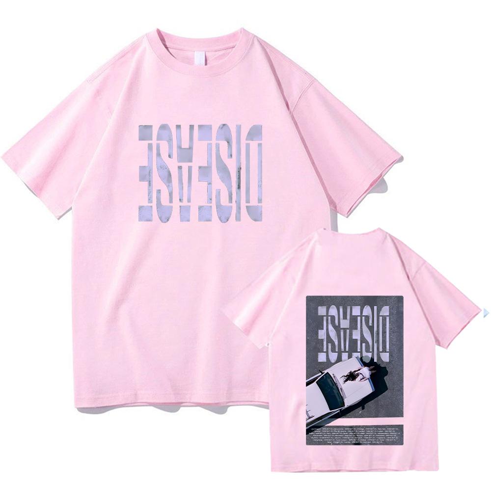 2026 SpringSummer Lady Gagas New Single Disease Collection of Creative Printed Design Fashion TShirt