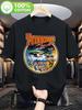 Thunderbirds 60er Jahre TV-Serie T-Shirt - Vintage 1960er Jahre Filmprint T-Shirt mit Thunderbirds Charakteren und Logo, weich,