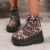 Women Boots Gothic Style Cosplay High Boots Ladies  New Platform Wedges Women Shoes Trend Comfort Long Tube Leather Boots