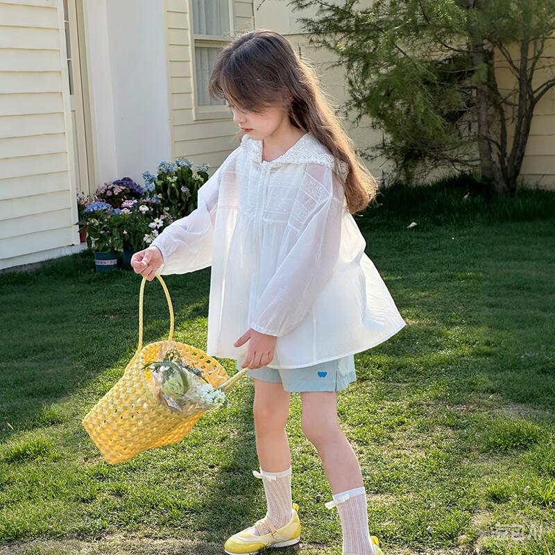Veste de protection solaire à capuche en dentelle pour filles, petit éléphant, tutu