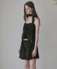 Mosyupamosyu Wrinkle Shirring Sleeveless [Black]