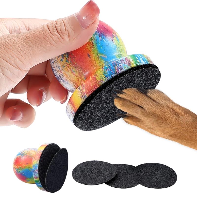 Portable Pet Nail Care Tool Detachable Wooden Nail Grinders Easy Cleaning For Busy Pet Owners And Groomers
