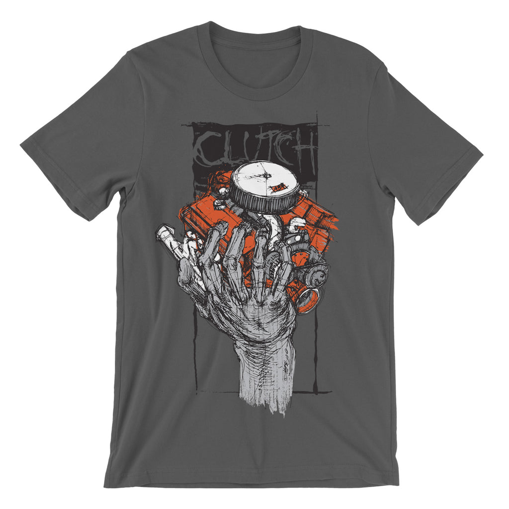 Clutch Band Graphic Cotton Tshirt Unisex Summer Short Sleeve Fashion Brand Tee Luxury Casual Vintage Retro Top