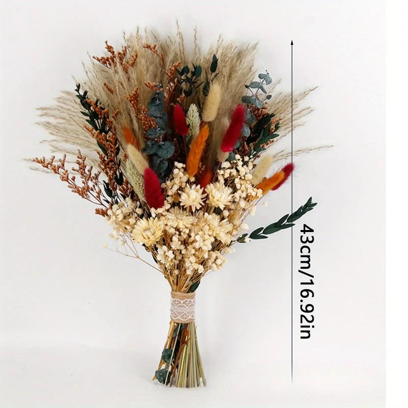

Dried Flowers for Bohemian Style Vase Arrangements Eucalyptus Bohemian Chrysanthemum Decoration Bouquet for Home and Wedding