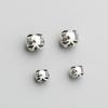 S925 Sterling Silver Thai Treasure Spacer Beads - DIY Handmade Bracelet Accessories.