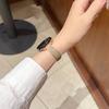Modeschmuck Schnalle Metall Leder Armband Riemen für Xiaomi Mi Band 8 Pro/9 Pro Redmi Watch 4/5/6 Luxus Ersatzarmband