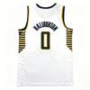 Maillot de Basketball Homme 2026 Tyrese Haliburton Pascal Siakam Cousu Rétro Taille S-2XL