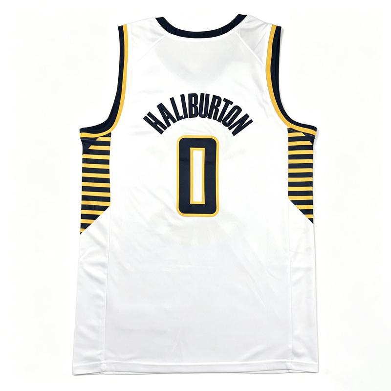 Maillot de Basketball Homme 2026 Tyrese Haliburton Pascal Siakam Cousu Rétro Taille S-2XL