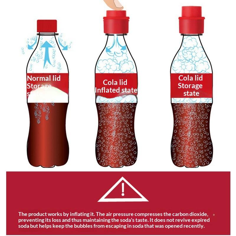 Press Type Aerated Soda Sealer Soda Beverage Soda Stopper Protector Carbonated Holder Bottle Pump Cap