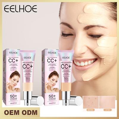CC+ Cream Illumination SPF 50 Full Cover Medium or Light Hide Blemish Corrector face Skin Makeup 30 ml
