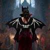 Fledermausflügel Kostüm Halloween zum Umschnallen Partyzubehör Skelettmuster Vampir Partygeschenke für Karneval Maskeraden Weihnachten