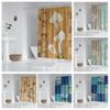 House Hold Waterproof Fabric Household Shower Curtain Accessories Shower Curtain 240 * 200 Home Marine Style Shower Curtain