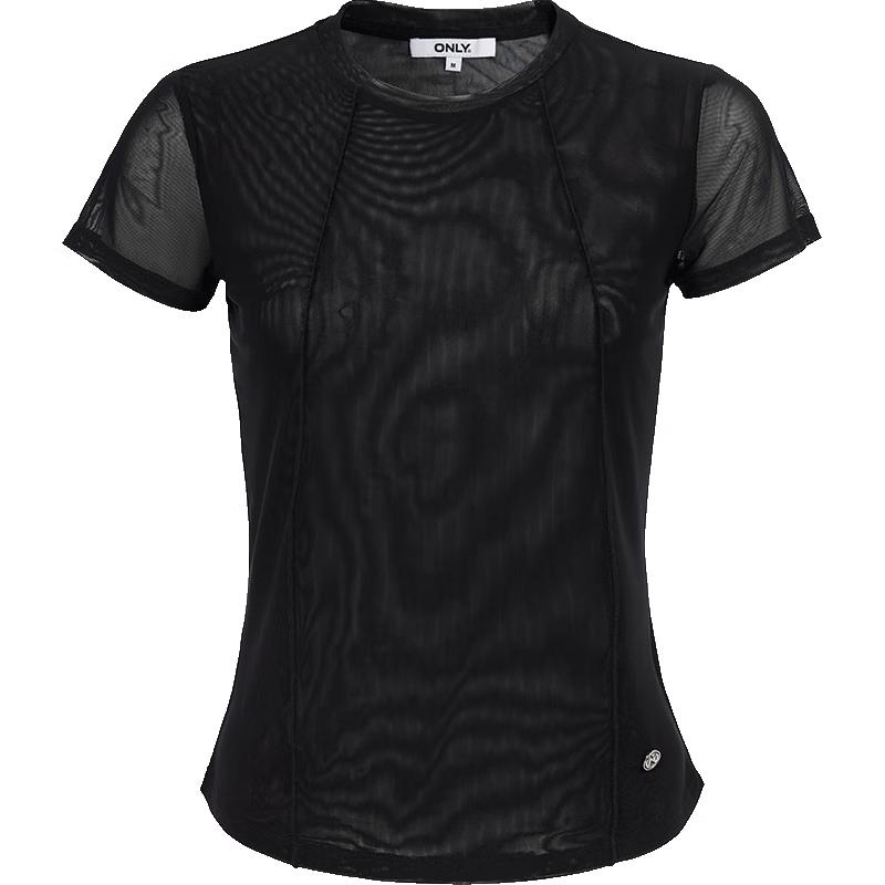 ONLY 2025 Spring Retro Slim-Fit Round Neck T-shirt M