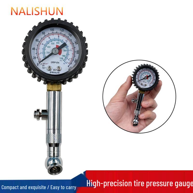 High-Precision Digital Tire Pressure Gauge with Inflator & Display