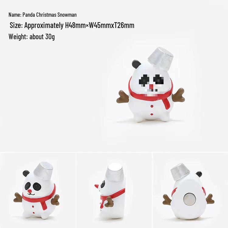 3D Nordic Santa & Reindeer Christmas Refrigerator Magnets