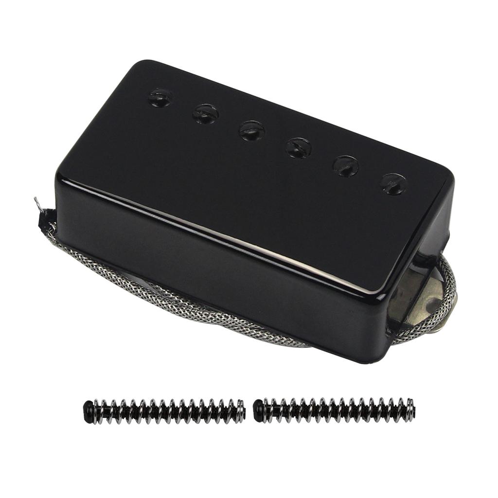FLEOR 1pc Alnico 5 Pickup Guitar Humbucker Pickup for LP Guitar, Neck or Bridge,Chrome /Gold/Black