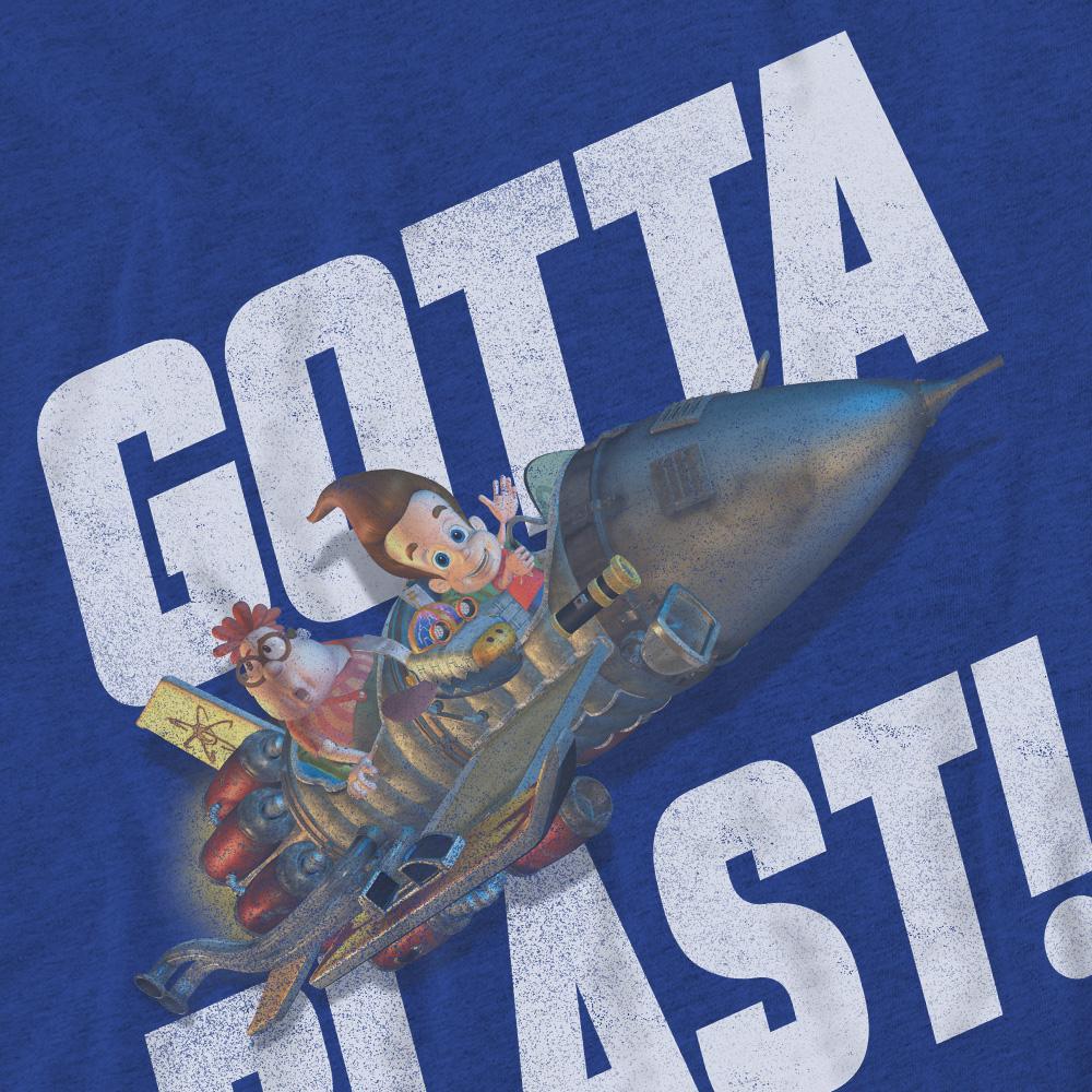 Jimmy Neutron Unisex Adult Gotta Blast T-Shirt