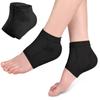 1 Pair Mesh Heel Socks Solid Color Anti-wear Anti-dry Crack Half Short Socks Heel Cover Pads Foot Care Heel Protector for Women